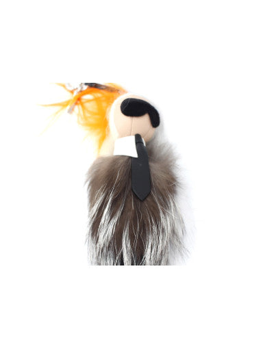 Fendi Keychain Visone Grey
