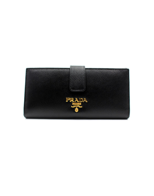 Prada Black Saffiano Portfolio