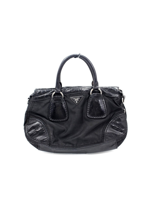 Prada Shopping Leather Black