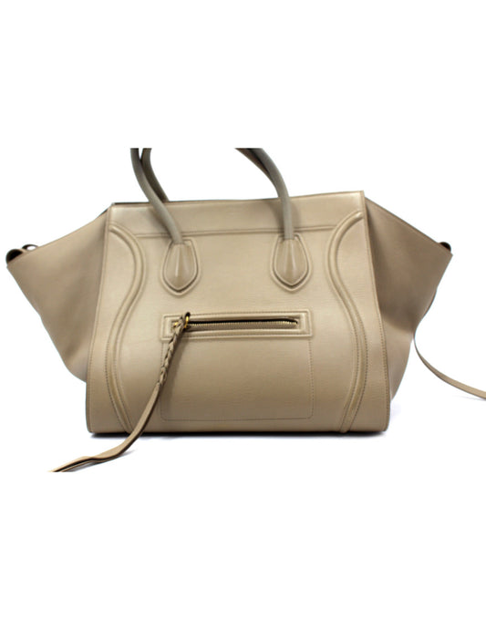 Celine Phantom Leather Beige