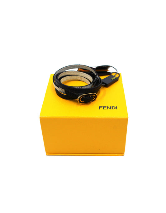 Fendi Bracalet Leather Black