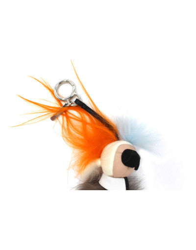 Fendi Keychain Visone Grey