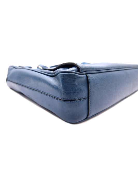 Fendi Shopping Leather Blue