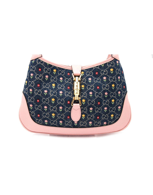 Gucci Jackie Denim Pink