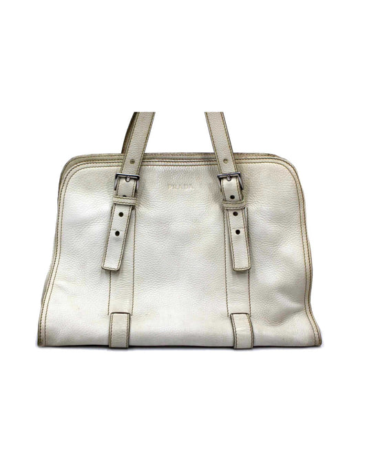 Prada Shopping Leather White