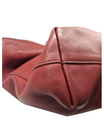 Prada Shopping Pelle Rossa