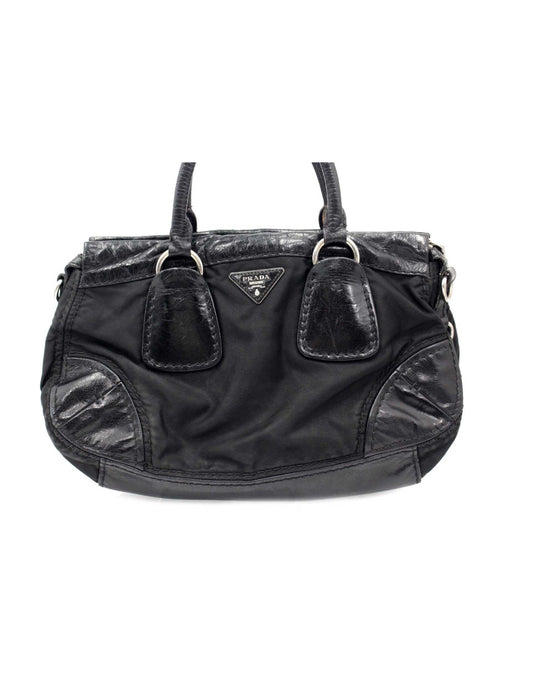 Prada Shopping Leather Black